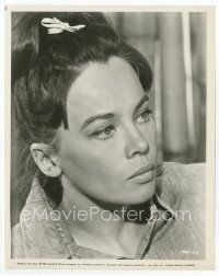 9j413 LESLIE CARON 8x10.25 still '64 wonderful super close portrait of the pretty French actress!
