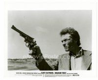 9j432 MAGNUM FORCE 8x10 still '73 Clint Eastwood as Dirty Harry pointing his huge gun!