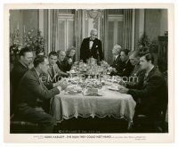 9j436 MAN THEY COULD NOT HANG 8x10 still R47 Boris Karloff presides over somber dinner party!
