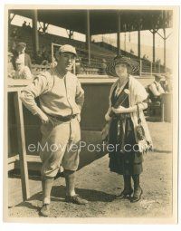 9j449 MARY MILES MINTER deluxe 8x10 still '16 with Jewish Major League baseball player Sammy Bohne!