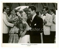 9j465 MOON OVER MIAMI 8x10 still '41 close up of Don Ameche dancing with pretty Betty Grable!