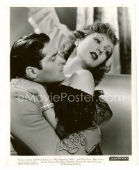 9j480 MY AMERICAN WIFE 8x10 still '36 best romantic close up of Francis Lederer & sexy Ann Sothern!