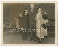9j489 NELSON EDDY candid 8x10 still '30s met on his return to Hollywood by his mom & vocal teacher!