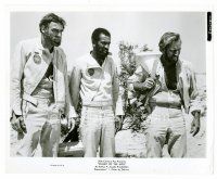 9j531 PLANET OF THE APES 8x10 still '68 Charlton Heston stands by his fellow stranded astronauts!