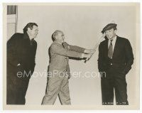 9j538 PRIDE OF THE YANKEES candid 8x10 still '42 Babe Ruth watches Samuel Goldwyn hit Gary Cooper!