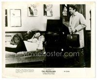 9j541 PRODUCERS 8x10 still '67 Gene Wilder catches Zero Mostel with old lady Estelle Winwood!