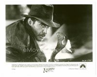 9j546 RAIDERS OF THE LOST ARK 8x10 still '81 close up of Harrison Ford with cobra snake!