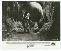 9j547 RAIDERS OF THE LOST ARK 8x9.75 still '81 classic scene of Harrison Ford running from boulder!