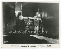 9j579 ROBOT VS. THE AZTEC MUMMY 8x10 still R64 great image of title monsters fighting!