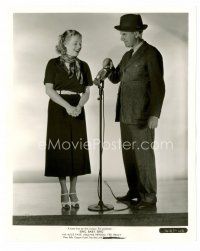9j614 SING BABY SING 8x10 still '36 Ted Healy tells Alice Faye to sing into the microphone!