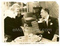 9j637 STAR OF MIDNIGHT 7.5x9.75 still '35 elegant Ginger Rogers watches William Powell on phone!