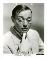 9j667 THANK YOU MR. MOTO 8x10 still '37 best close up of Asian detective Peter Lorre!