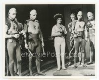9j680 TIME TRAVELERS TV 8x10 still R70s Merry Anders standing among wacky aliens!