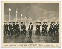 9j692 TOP HAT 8x10 still '35 great image of Fred Astaire standing in front of many men in tuxes!