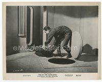 9j719 WAR OF THE SATELLITES 8x10 still '58 space man dragging his unconscious comrade!