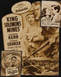 9k019 LOT OF 3 MGM MINI-STANDEES '48-50 King Solomon's Mines, If Winter Comes, 2 Weeks w/o Love