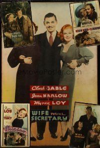 9k040 LOT OF 5 MELOY BROS. 40x60s '35-36 two from Wife vs Secretary, Whipsaw & more!