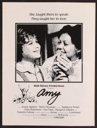 9k254 AMY pressbook '81 Jenny Agutter teaches deaf kids to speak, they taught her to love!
