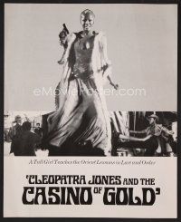 9k269 CLEOPATRA JONES & THE CASINO OF GOLD pressbook '75 sexy Tamara Dobson, Stella Stevens