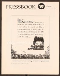 9k280 DOG DAY AFTERNOON pressbook '75 Al Pacino, Sidney Lumet bank robbery crime classic!