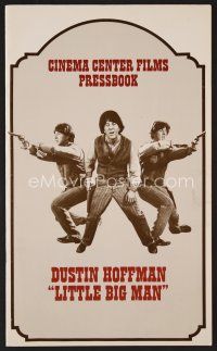 9k309 LITTLE BIG MAN pressbook '71 Dustin Hoffman is the most neglected hero in history, Arthur Penn