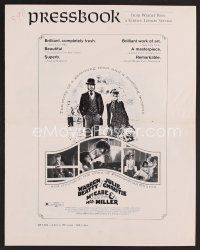 9k314 McCABE & MRS. MILLER pressbook '71 directed by Robert Altman, Warren Beatty, Julie Christie
