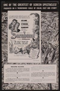 9k340 SARABAND FOR DEAD LOVERS pressbook '49 Stewart Granger in a spectacle of adventure & romance!