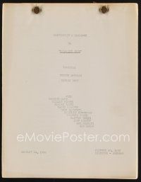 9k207 CALAMITY JANE continuity & dialogue script January 24, 1949, screenplay by Geraghty & Levy!