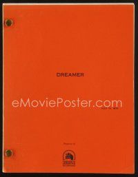 9k212 DREAMER final draft script July 13, 1978, screenplay by James Proctor and Larry Bischof!