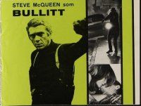 9k158 BULLITT Danish program '69 different images of Steve McQueen & sexy Jacqueline Bisset!