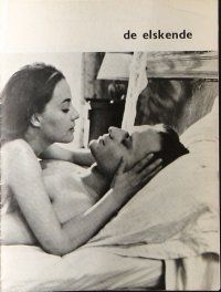 9k181 LOVERS Danish program '60 Louis Malle, different images of Jeanne Moreau & her lover in bed!