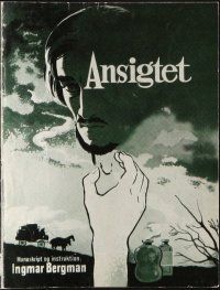 9k183 MAGICIAN Danish program '61 Ingmar Bergman's classic Ansiktet with Max Von Sydow & Thulin!