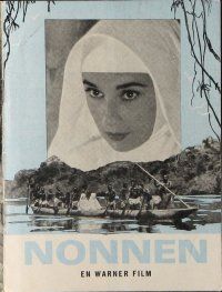 9k189 NUN'S STORY Danish program '59 different images of religious missionary Audrey Hepburn!