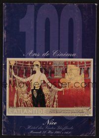 9m407 AFFICHES DE CINEMA 100 ANS DE CINEMA 05/24/95 auction catalog '95 Garbo, French posters!