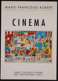 9m507 AFFICHES DE CINEMA DE COLLECTION 06/17/00 auction catalog '00 colorful French posters!