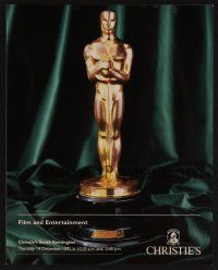 9m418 CHRISTIE'S FILM & ENTERTAINMENT 12/14/95 auction catalog '95