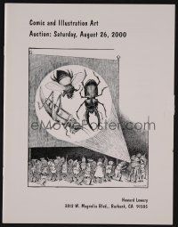 9m510 COMIC & ILLUSTRATION ART AUCTION 08/26/00 auction catalog '00 wild cartoon art!
