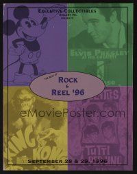 9m425 EXECUTIVE COLLECTIBLES GALLERY INC. BEST OF ROCK & REEL 09/28/96 auction catalog '96 Elvis!