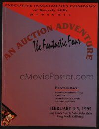 9m401 EXECUTIVE INVESTMENTS COMPANY AUCTION ADVENTURE THE FANTASTIC FOUR 02/04/95 auction catalog'95