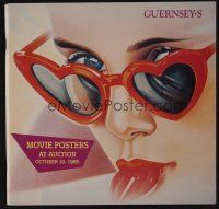 9m304 GUERNSEY'S MOVIE POSTERS & WORLD WAR I POSTERS 10/19/85 auction catalog '85 Lolita!