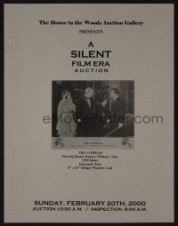 9m499 HOME IN THE WOODS AUCTION GALLERY A SILENT FILM ERA AUCTION 02/20/00 auction catalog '00