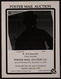 9m321 R. NEIL REYNOLDS POSTER AUCTION 04/28/90 auction catalog '90