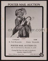 9m335 R. NEIL REYNOLDS POSTER AUCTION 08/24/91 auction catalog '91