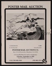 9m375 R. NEIL REYNOLDS POSTER AUCTION 09/04/93 auction catalog '93