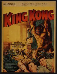 9m479 SKINNER IMPORTANT MOTION PICTURE POSTERS 05/01/99 auction catalog '99 King Kong, Star Wars!