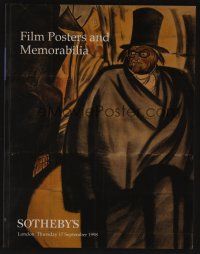 9m461 SOTHEBY'S FILM POSTERS & MEMORABILIA 09/17/98 auction catalog '98 Cabinet of Dr. Caligari!