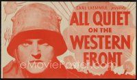 9m212 ALL QUIET ON THE WESTERN FRONT herald R34 Lew Ayres, Louis Wolheim, Lewis Milestone