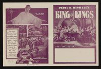 9m251 KING OF KINGS herald R60s Cecil B. DeMille epic, H.B. Warner as Jesus Christ!