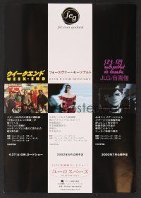 9m690 FOR EVER GODARD Japanese 7.25x10.25 '02 Jean-Luc Godard festival, Week-End, For Ever Mozart!