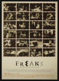 9m691 FREAKS Japanese 7.25x10.25 R00s Tod Browning classic, great images from sideshow cast!